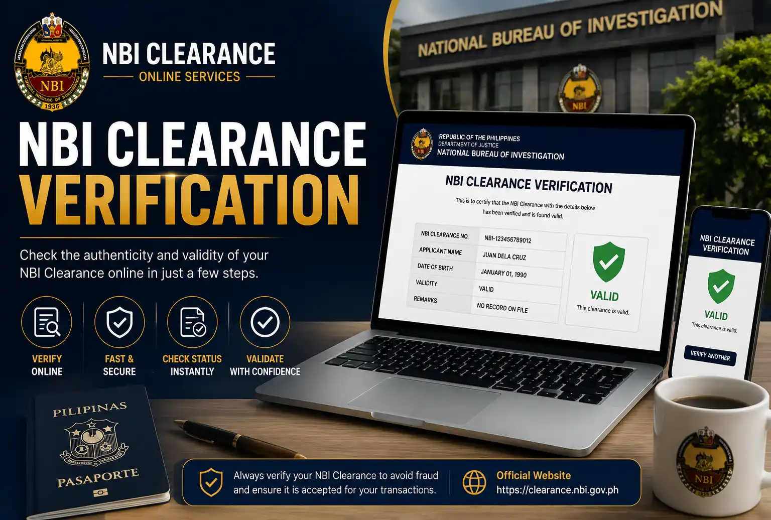 NBI Clearance Verification online process